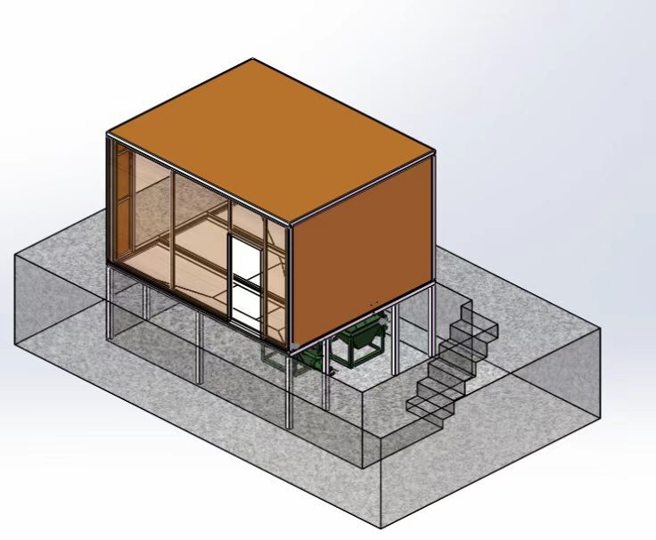 液體濕式噴砂房，水噴砂房