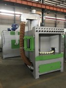 連續(xù)式自動轉盤噴砂機設備